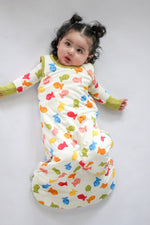 My First Snack Sleep Sack | Cozy Zip-Up Baby Wearable Blanket by Rayn’s Tiny Stitches