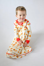 My First Roar Dinosaur Chicken Nugget Bamboo Pajamas | Kids 18M–5T by Rayn’s Tiny Stitches