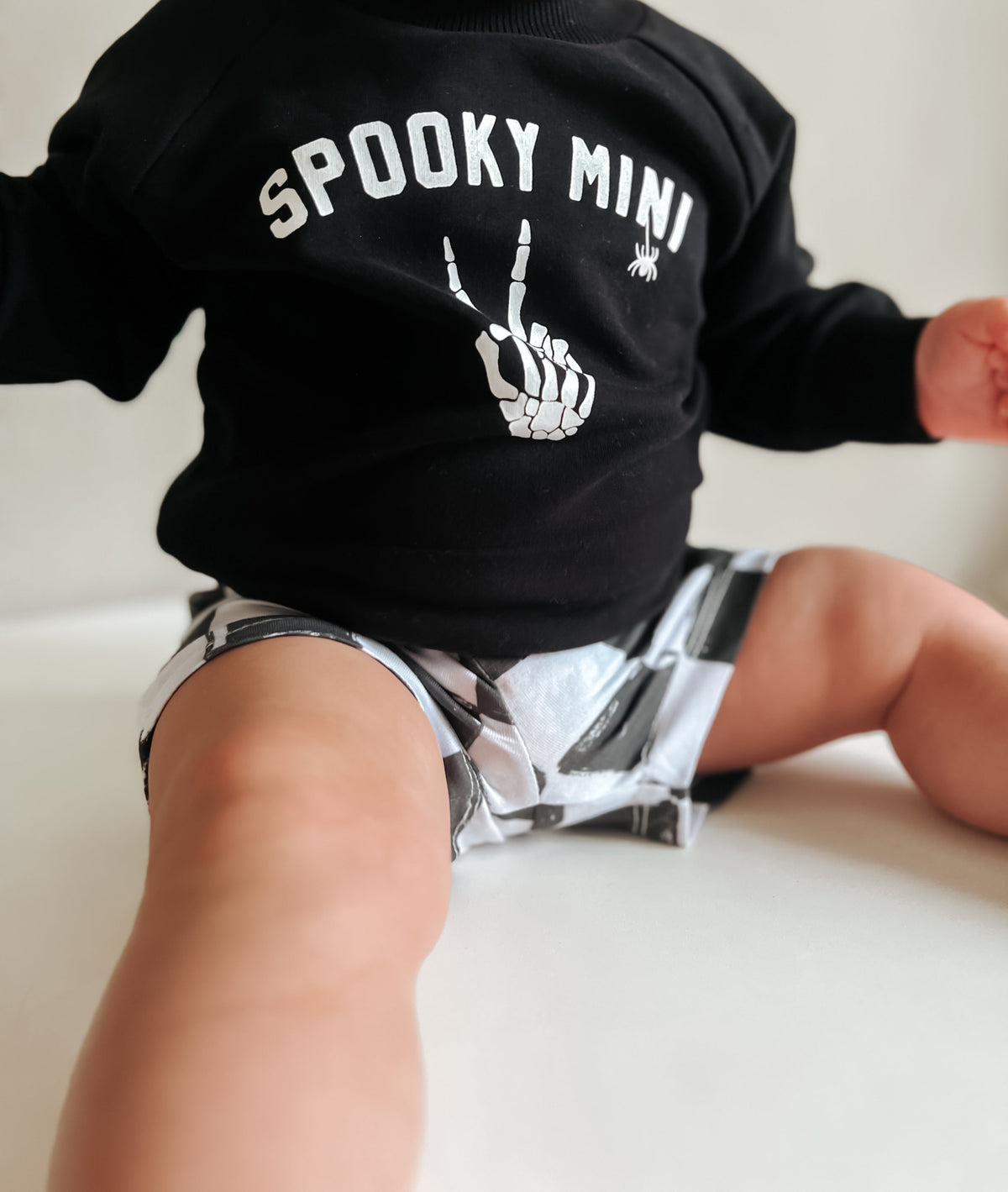 Organic Cotton Spooky Mini Crewneck Sweatshirt by Little Joy Co. (view 2 of 9)
