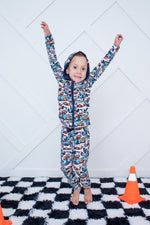 Relaxed fit baby joggers in the Apex Dreams style with an elastic waistband and drawstring