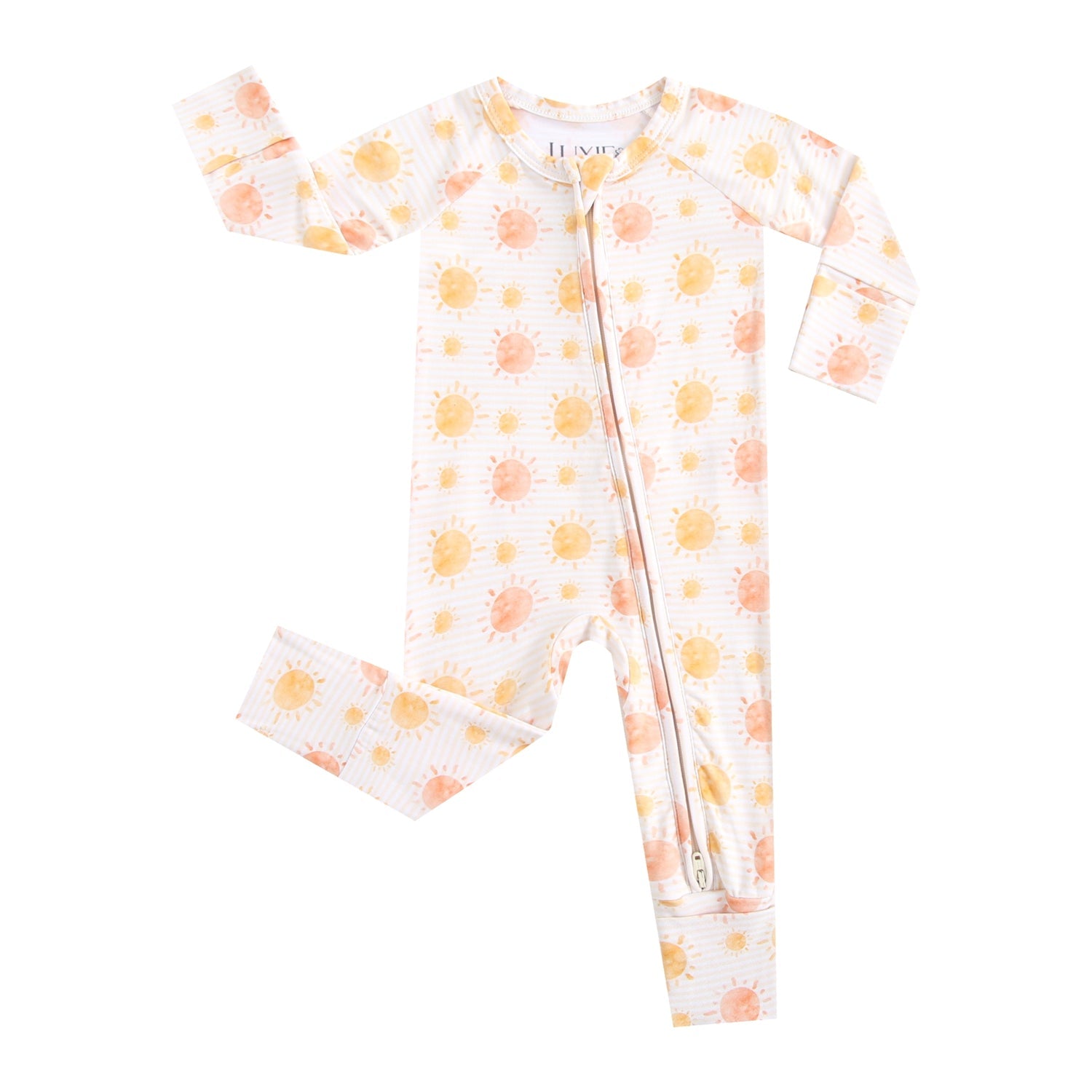 Brighter Days Zippered Baby Romper by Luxie Charm at Everetts Place