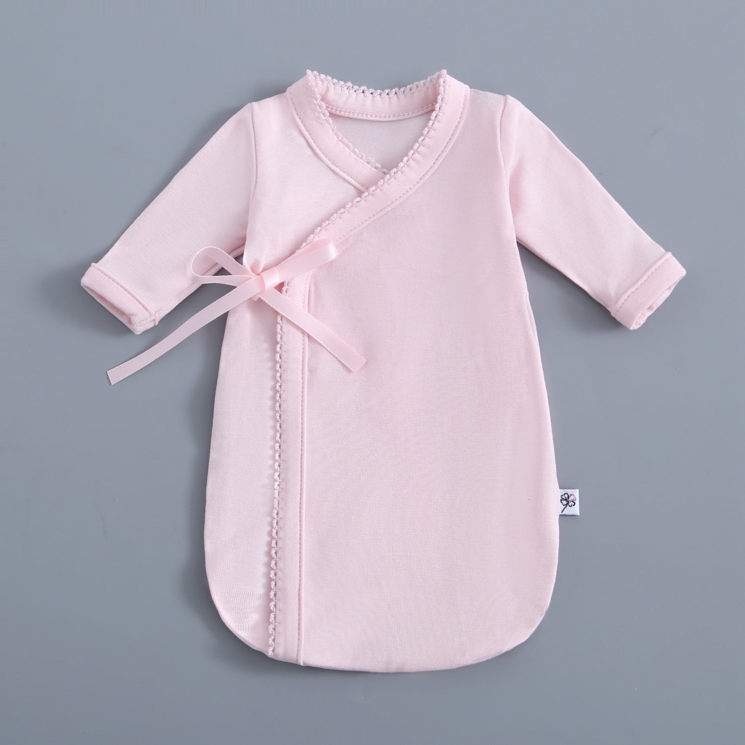 Light Pink Bereavement Gown & Hat Set by Luxie Charm at Everetts Place