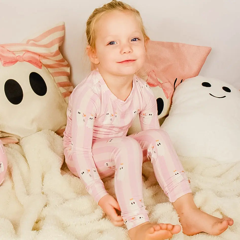 Be My Boo 2pc Halloween Bamboo Pajamas Little Joy Co. 