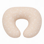 Beige White Floral Ruffle Nursing Pillow Cover by Little Mae & Co