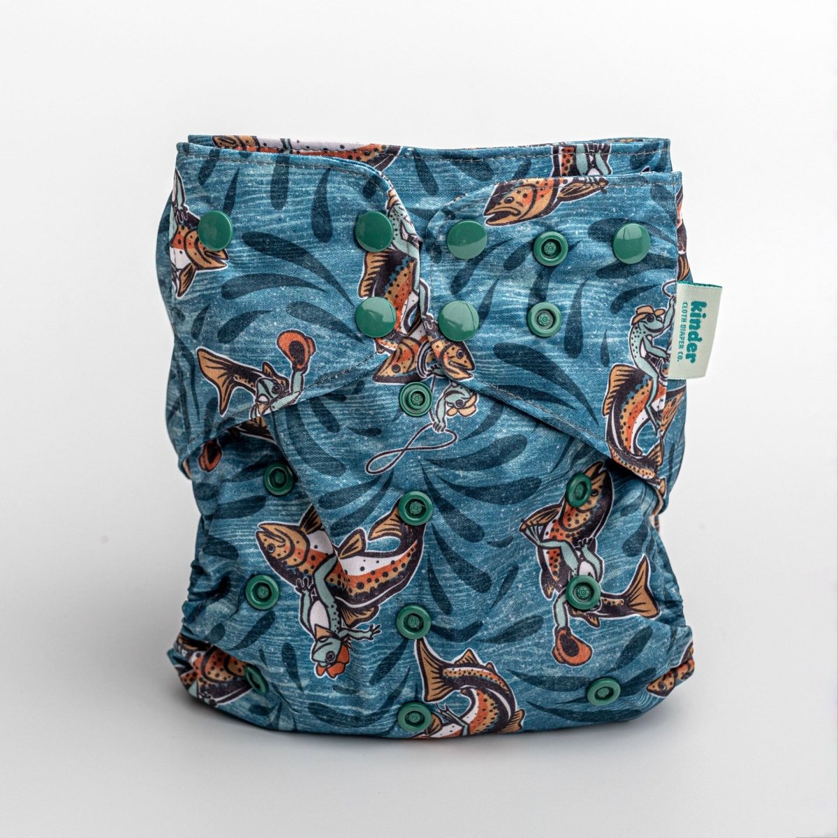 Nature: Essentials Pocket Cloth Diaper with Athletic Wicking Jersey, Grows with your Baby - Everetts Place Boutique - Pocket Diaper