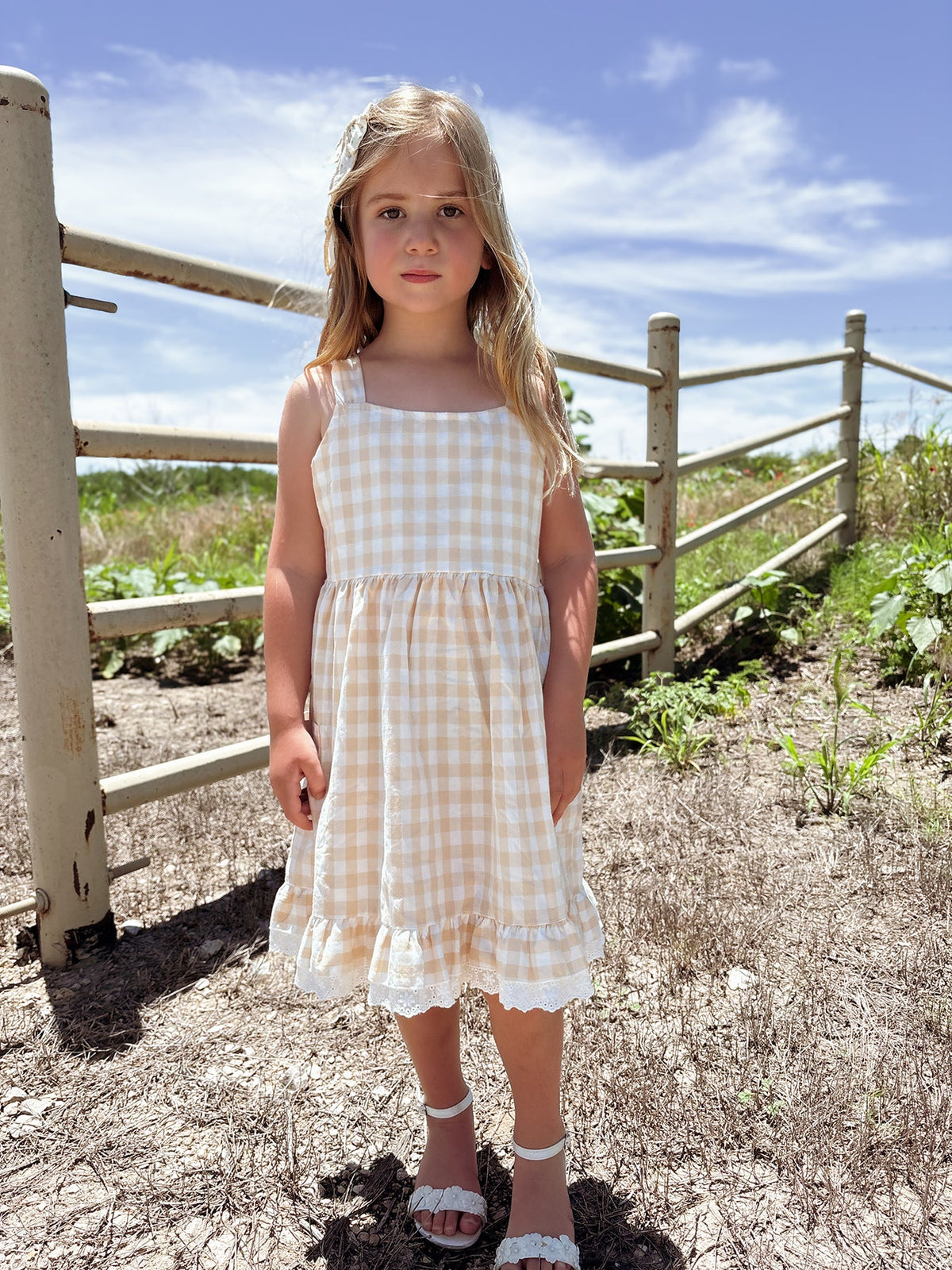 Mommy & Me Plaid Girl  Dress With Pocket by Rylee Faith Designs at Everetts Place
