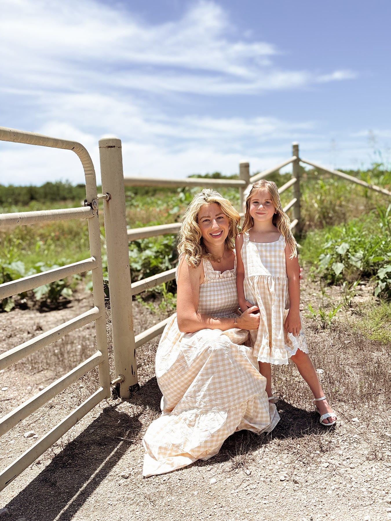 Mommy & Me Adult Plaid Smocked Dress by Rylee Faith Designs at Everetts Place
