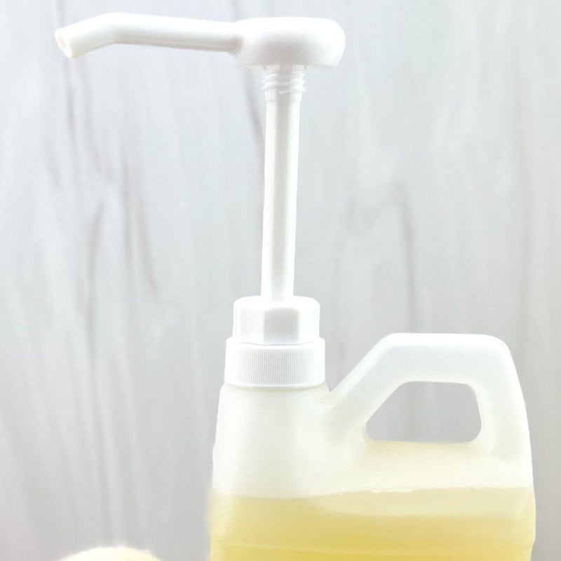 Soap dispenser pump for gallon bottles with 1 oz squirt, compatible with MamaSuds products.