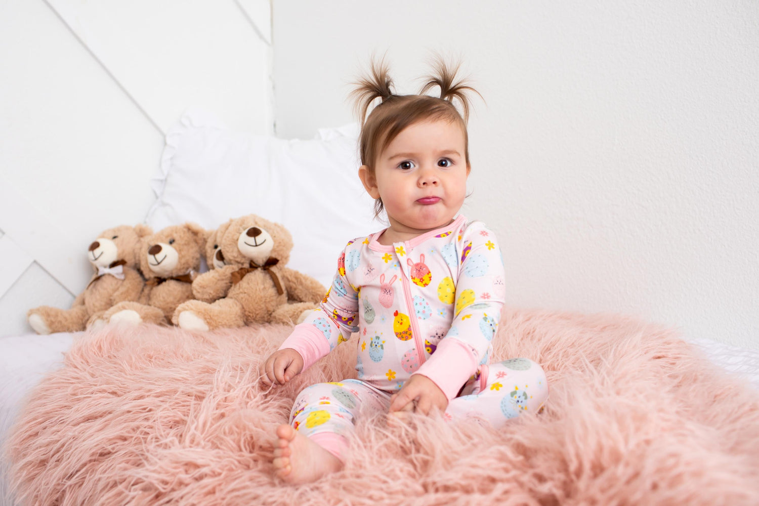 Bamboo Viscose Convertible Coverall - Easter Egg Parade