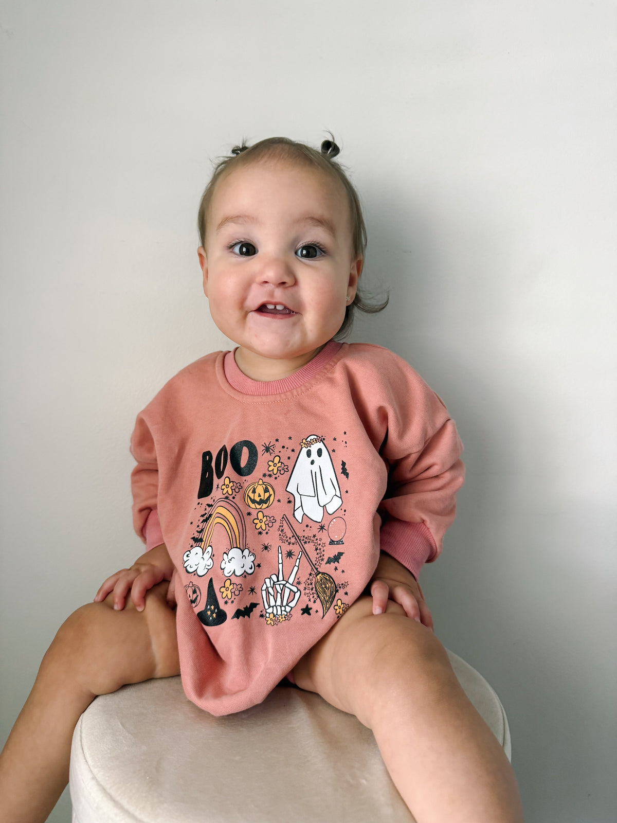 Halloween Sweatshirt Romper by Little Joy Co.