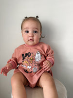 Halloween Sweatshirt Romper by Little Joy Co.