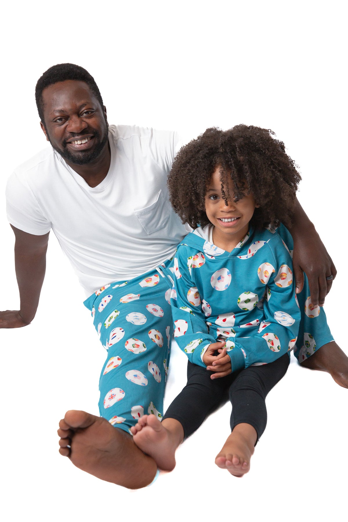My First Soccer Match Men’s Bamboo Pajamas | Soccer Sleepwear Set by Rayn’s Tiny Stitches