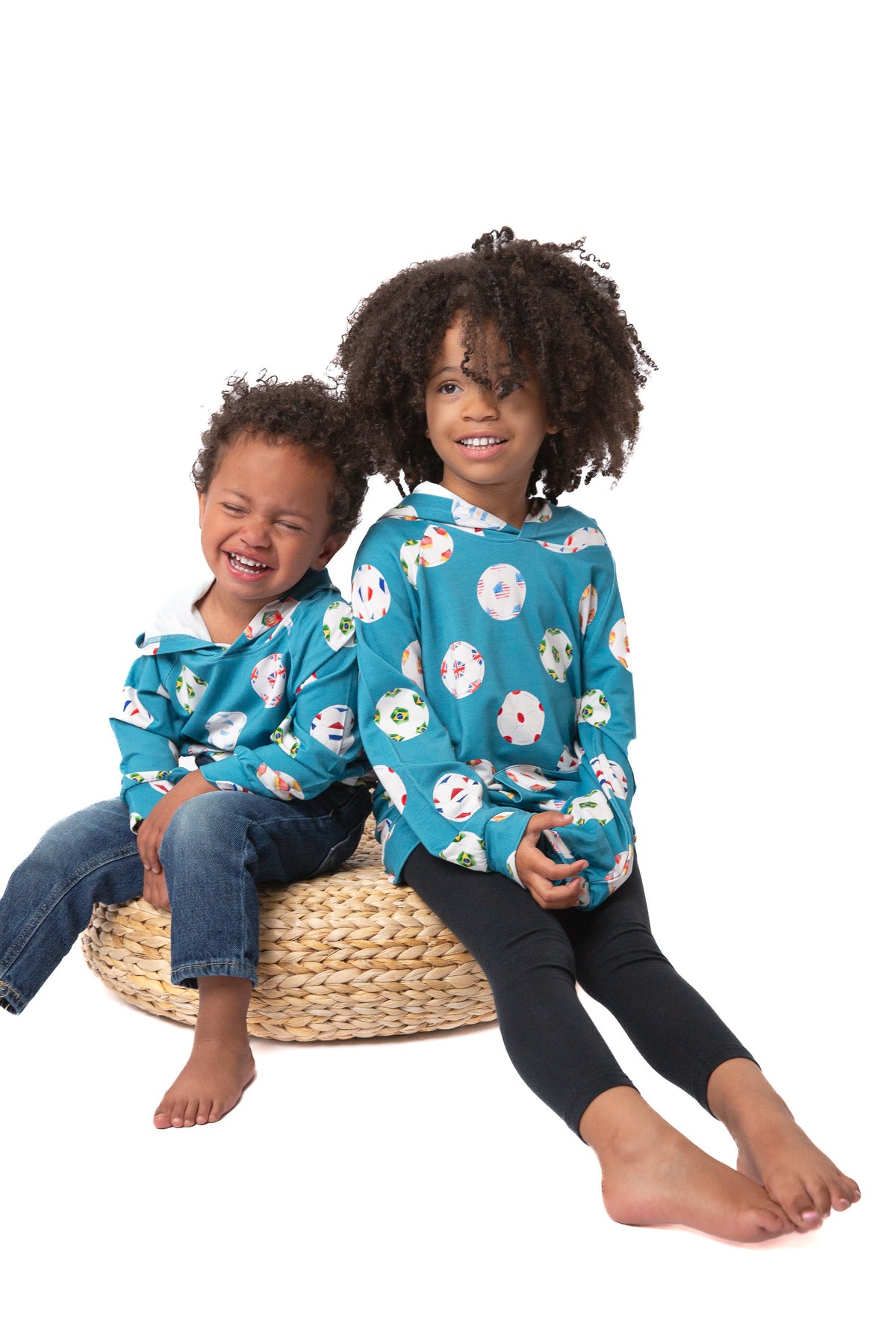 My First Soccer Outfit Bamboo Soccer Hoodie | Unisex Kids Hoodie Ages 18M–6Y by Rayn’s Tiny Stitches