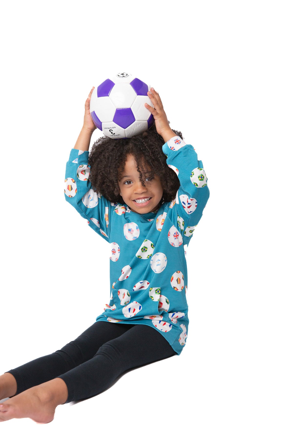 My First Soccer Outfit Bamboo Soccer Hoodie | Unisex Kids Hoodie Ages 18M–6Y by Rayn’s Tiny Stitches
