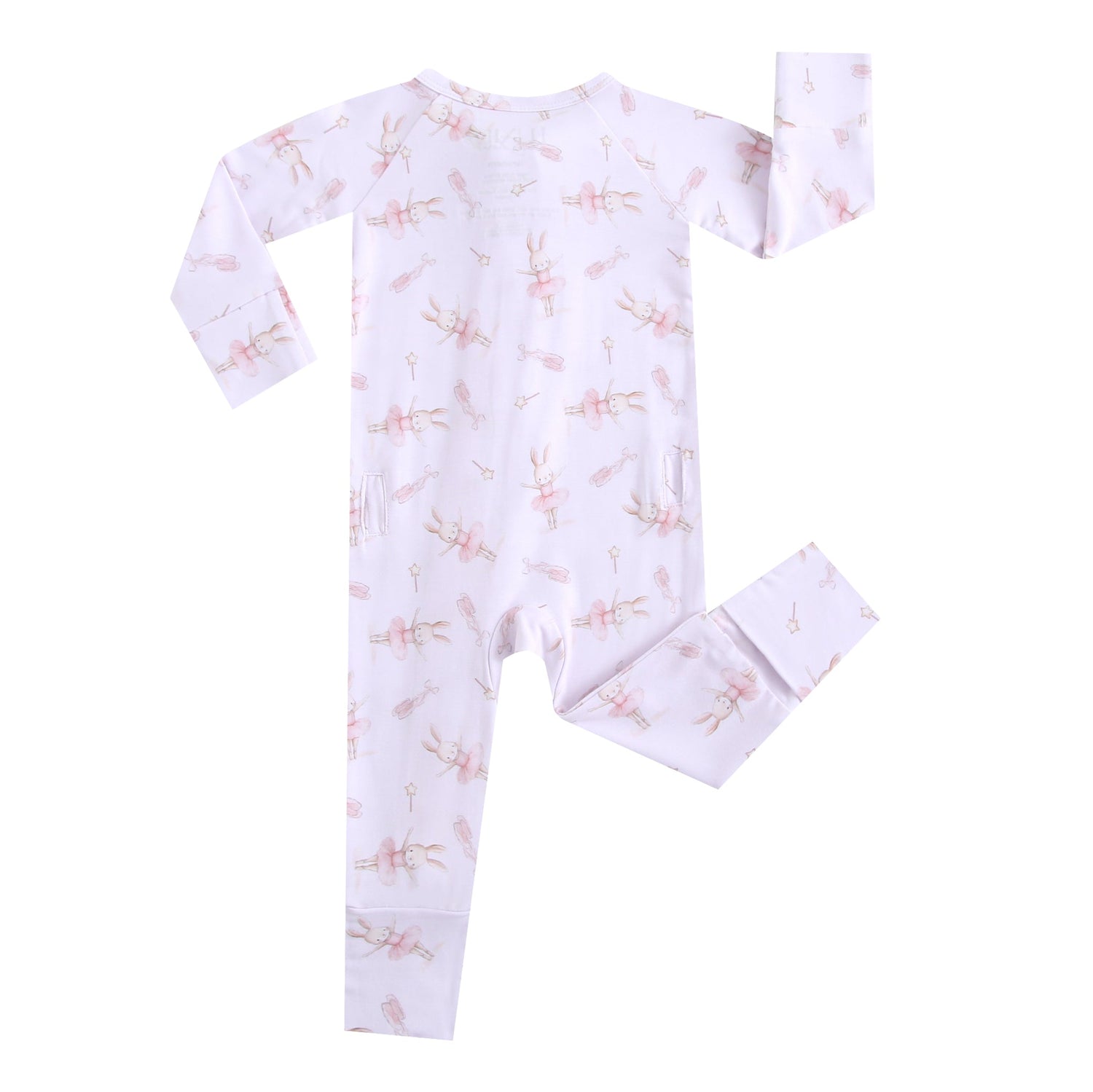 Bunny Tutu Ruffled Zippered Baby Romper by Luxie Charm at Everetts Place