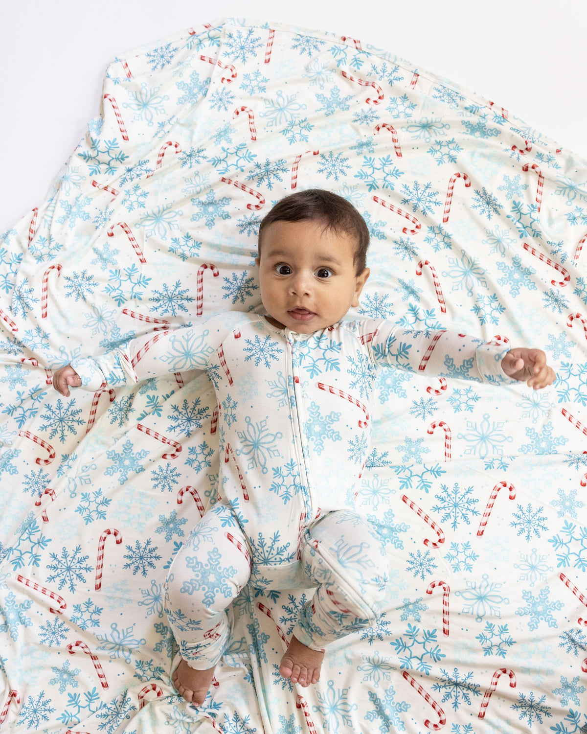 My First Candy Cane: Bamboo Swaddle by Rayn’s Tiny Stitches