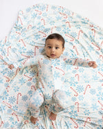 My First Candy Cane: Bamboo Swaddle by Rayn’s Tiny Stitches