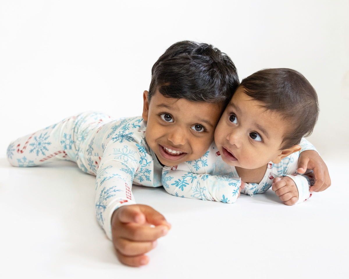 My First Candy Cane: Toddler Bamboo Pajamas by Rayn’s Tiny Stitches