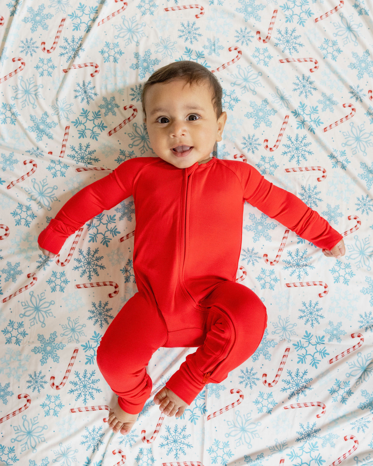My First Candy Cane: Bamboo Swaddle by Rayn’s Tiny Stitches