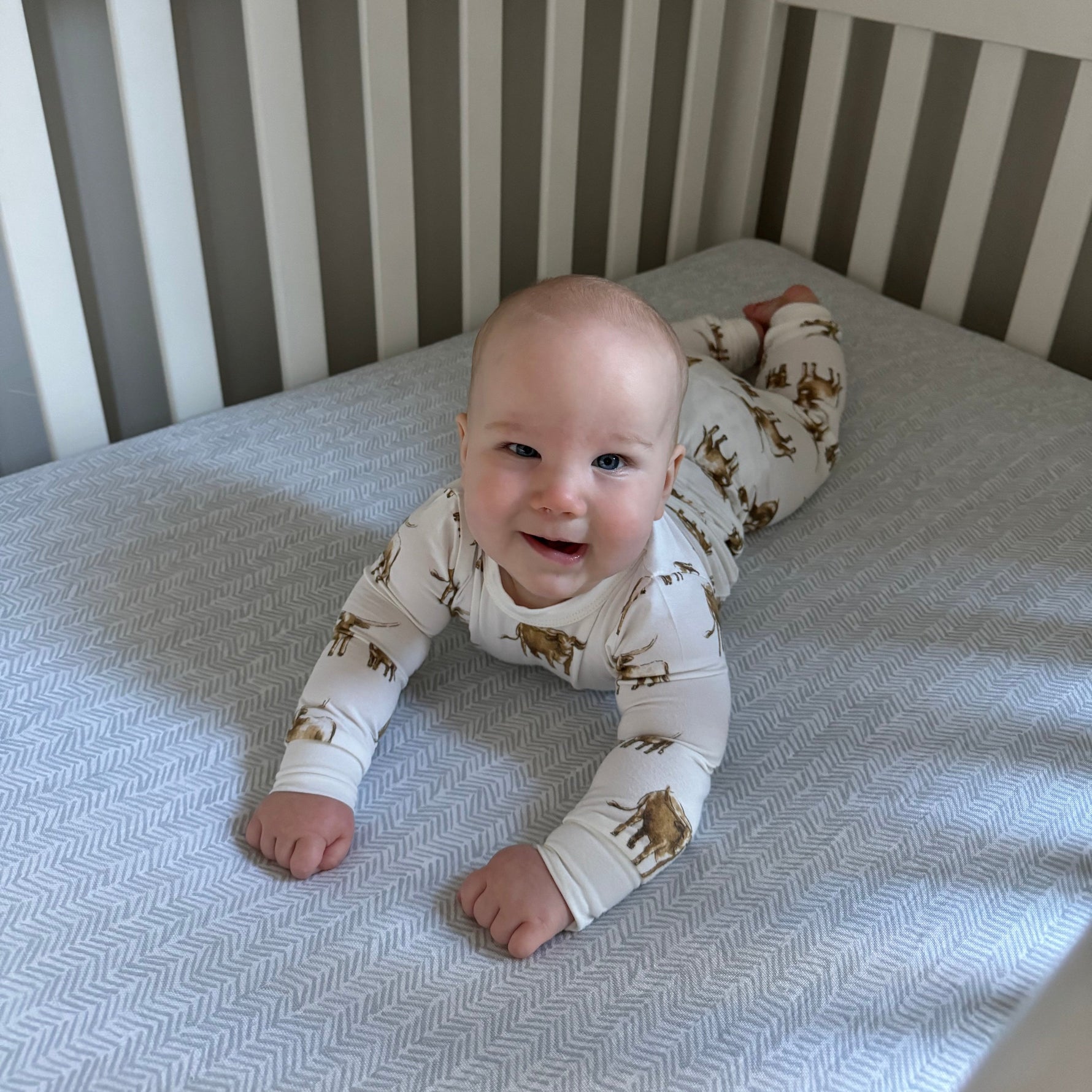 Organic Long Sleeve 2 piece Bamboo Pajama Set by Newcastle Classics at Everetts Place