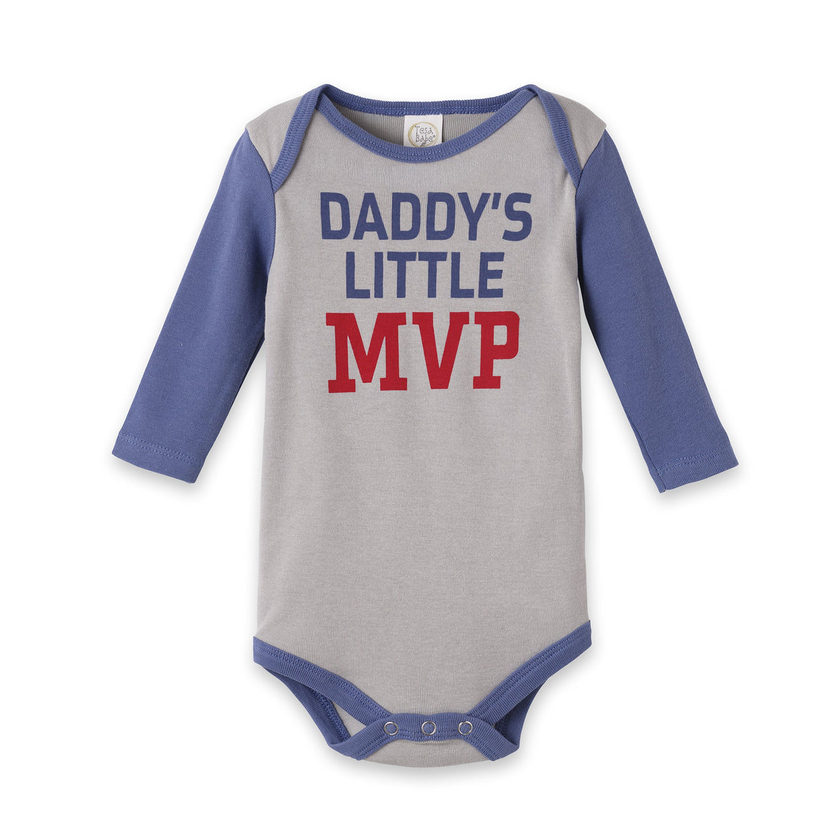 Daddy’s Little MVP Baby Bodysuit – Cotton Sports Outfit by Tesa Babe (view 2 of 2)