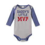 Daddy’s Little MVP Baby Bodysuit – Cotton Sports Outfit by Tesa Babe (view 2 of 2)