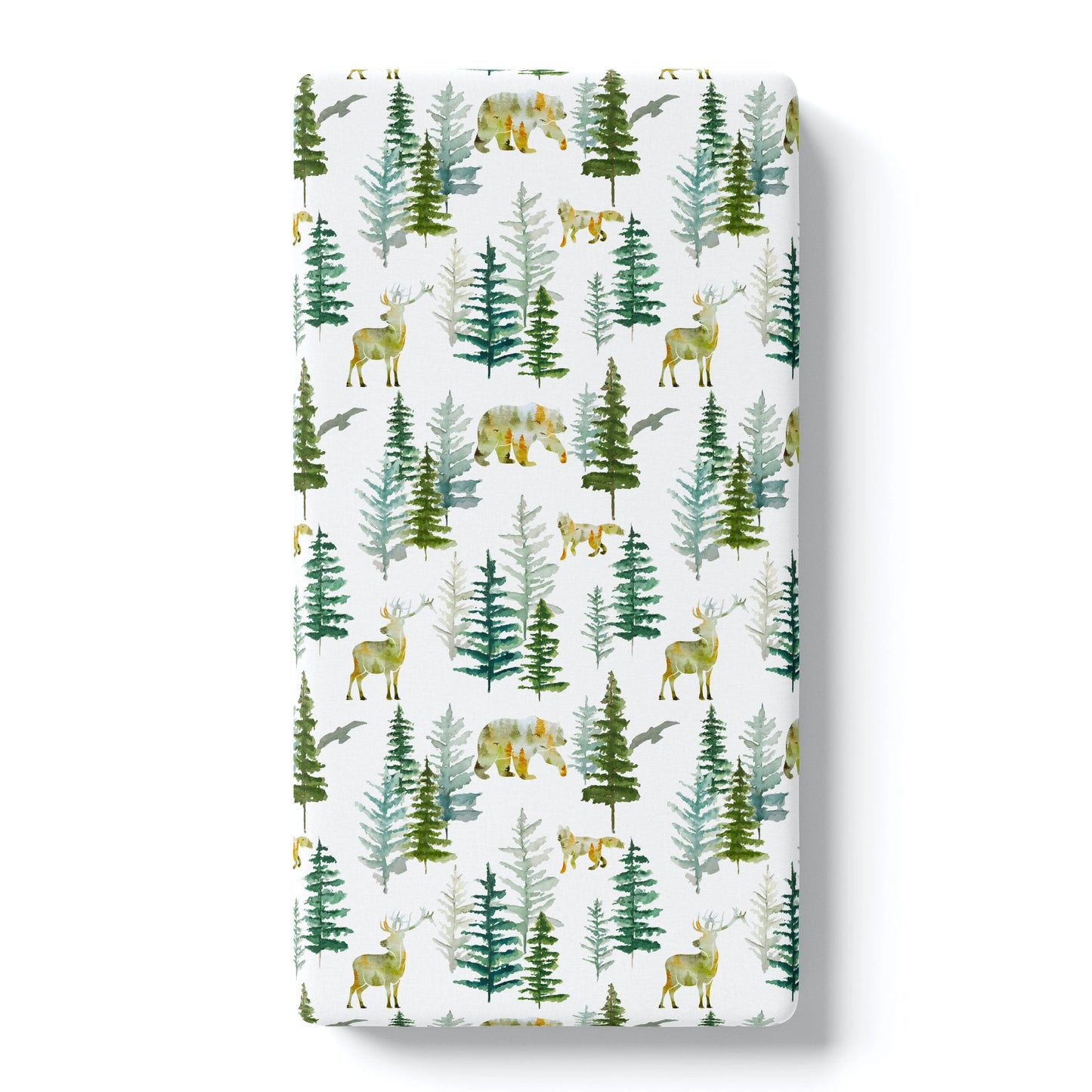 Fitted Crib Sheet In The Woods Soft Baby Bedding Photo Backdrop Honey Lemonade