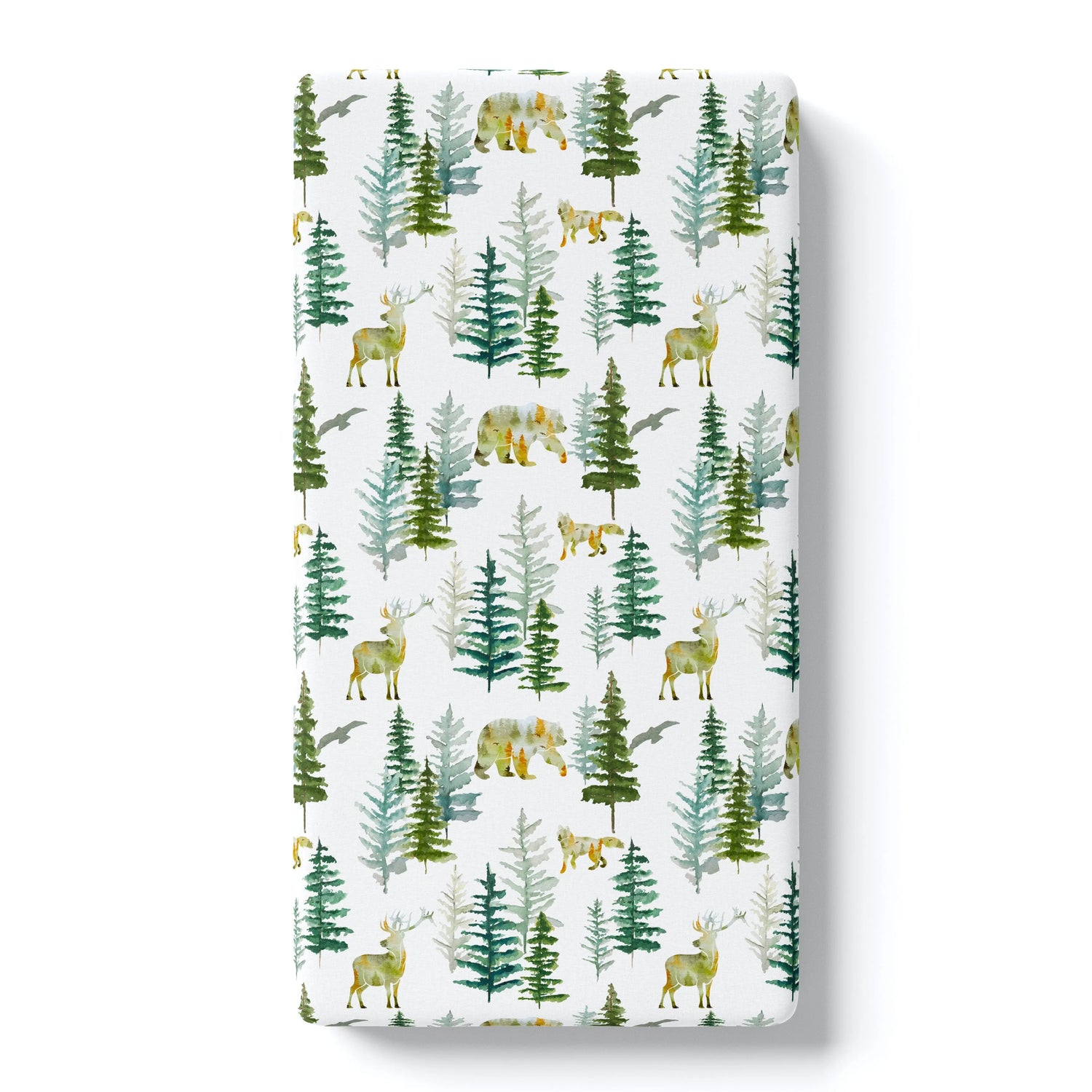 Honey Lemonade Soft Fitted Crib Sheet In The Woods for Cozy Baby Nurseries -