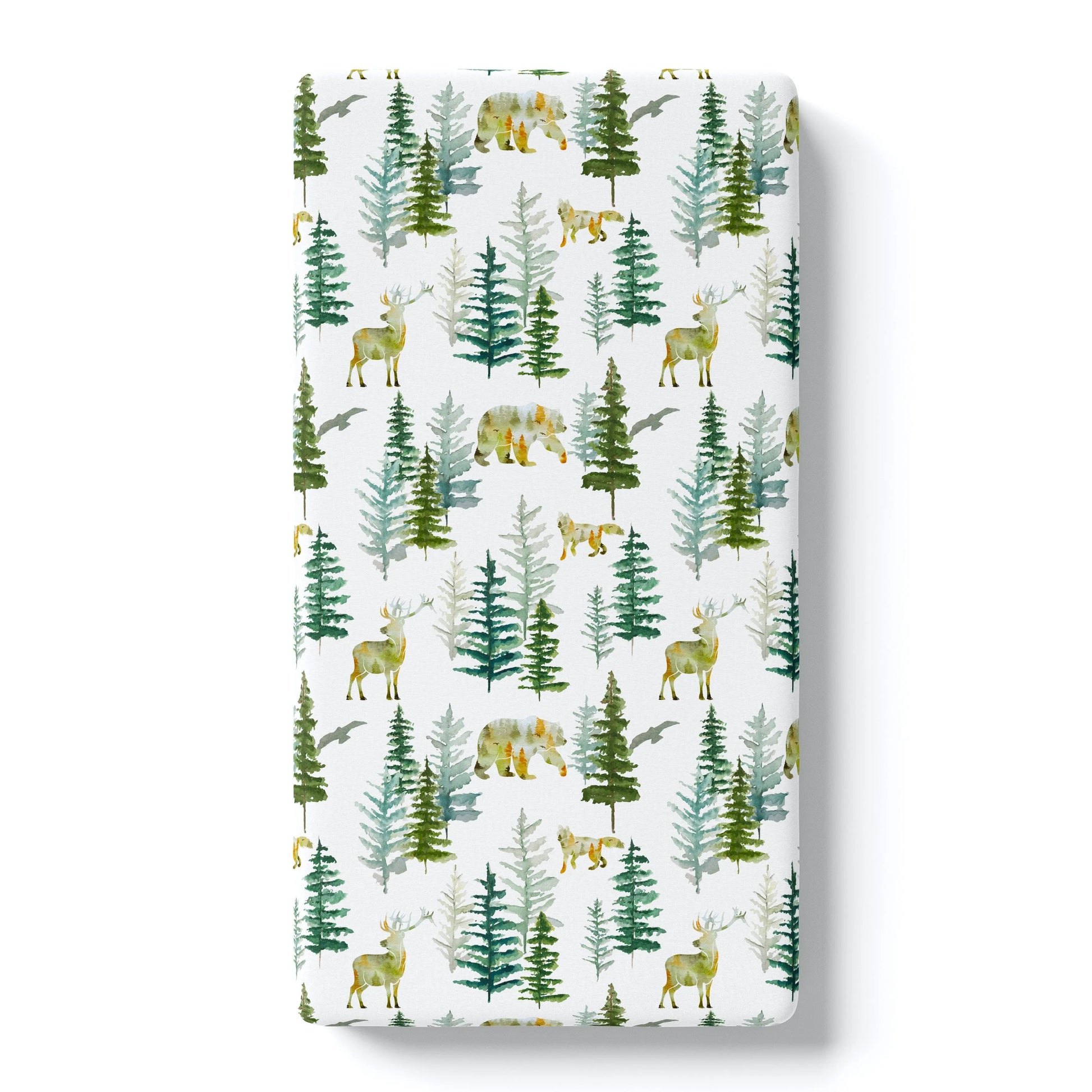 Fitted Crib Sheet In The Woods Soft Baby Bedding Photo Backdrop Honey Lemonade
