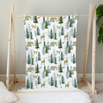 Minky Baby Blanket In The Woods by Honey Lemonade at Everetts Place