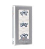 Indigo Monster Trucks Cotton Swaddle - Everetts Place