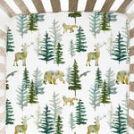 Honey Lemonade Soft Fitted Crib Sheet In The Woods for Cozy Baby Nurseries -
