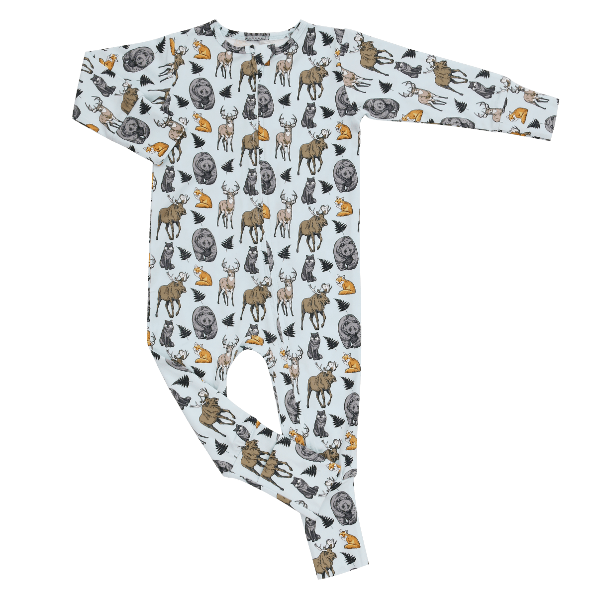 Sweet Bamboo Into The Wild Convertible Romper For Babies Soft Fabric - Everetts Place Boutique - 
