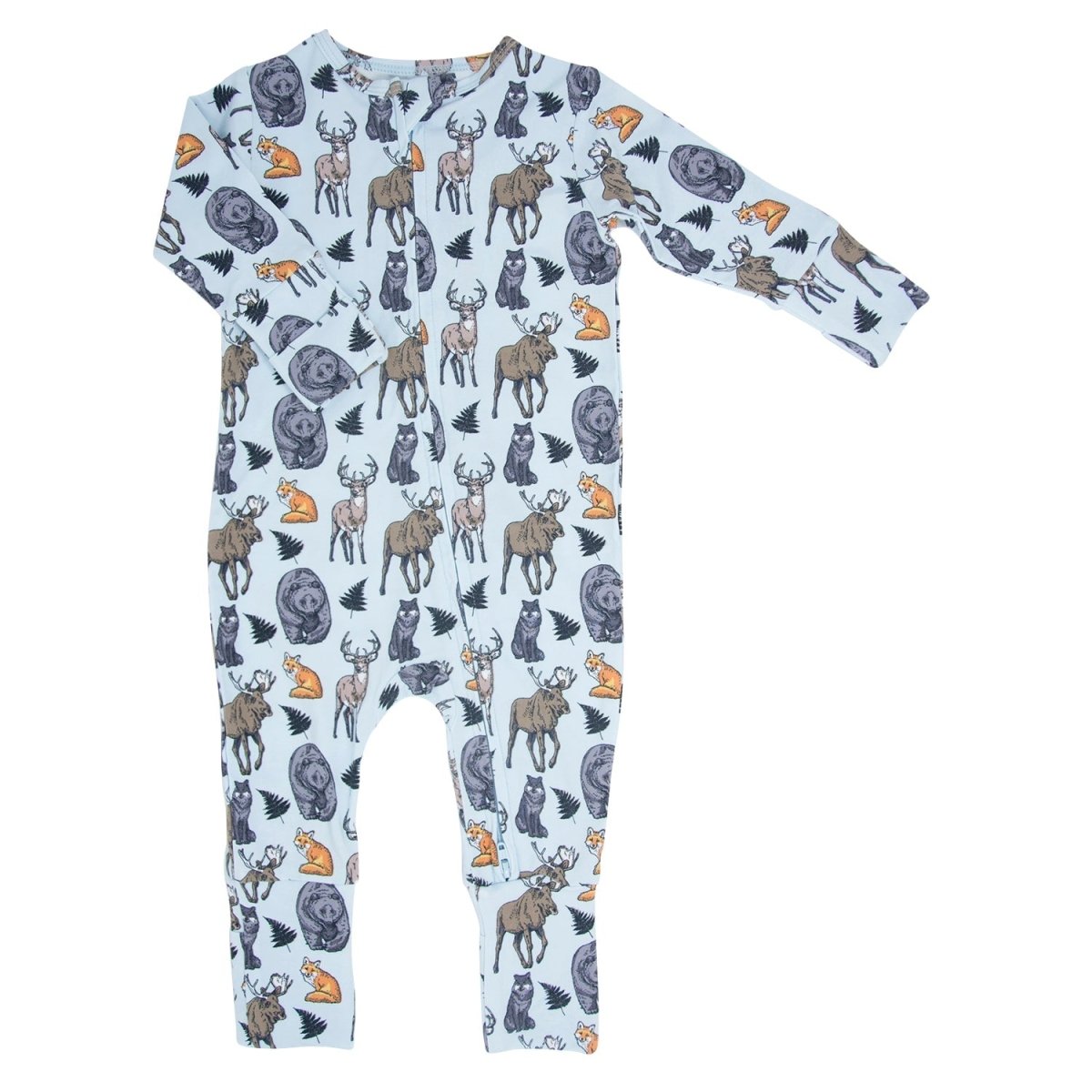 Sweet Bamboo Into The Wild Convertible Romper For Babies Soft Fabric - Everetts Place Boutique - 
