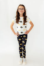 Mila & Rose Iowa White Tigerhawk Ruffle Pocket Tee
