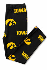Iowa Black Tigerhawk Leggings by Mila & Rose ® at Everetts Place