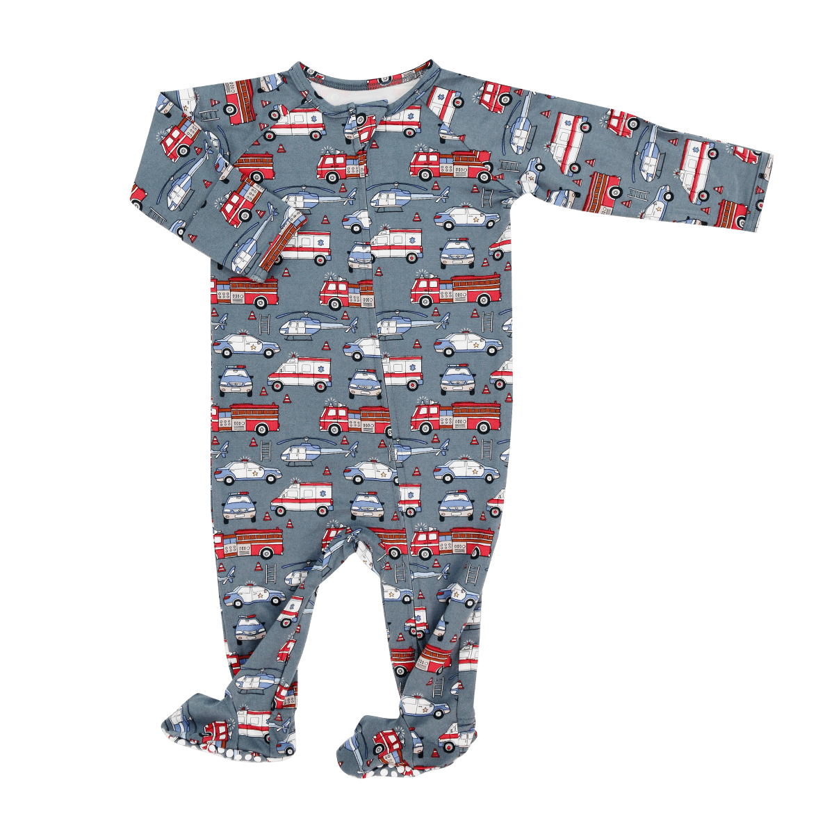 Sweet Bamboo Ironman Zipper Footie Baby Sleep Suit With Two Way Zip - Everetts Place Boutique - 