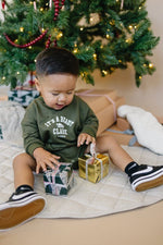 Little Joy Co. It's a Beaut Clark Christmas Sweatshirt Romper - Everetts Place Boutique - 