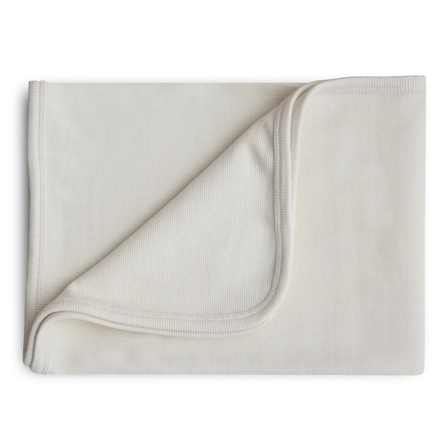 Ribbed Baby Blanket Made From Soft Organic Cotton Mushie
