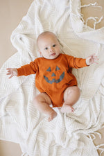 Little Joy Co. Jack O Lantern Sweatshirt Romper - Everetts Place Boutique - 