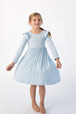 Jet | Long Sleeve Toddler Flutter Dress - Sleeve, Dress, One-piece garment, Day Dress, Waist | Everetts Place