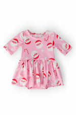 Jingle Bells Three Quarter Sleeve Twirl Baby Bodysuit Mila & Rose ® Everetts Place: Online Boutique