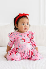 Mila & Rose ® Jolly Old Saint Nick Twirl Flutter Baby Bodysuit Set - Everetts Place Boutique - 
