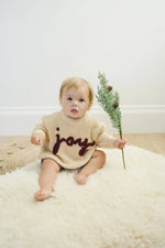 Little Joy Co. Joy Hand Embroidered Christmas Sweater - Everetts Place Boutique - 
