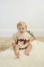 Little Joy Co. Joy Hand Embroidered Christmas Sweater - Everetts Place Boutique - 