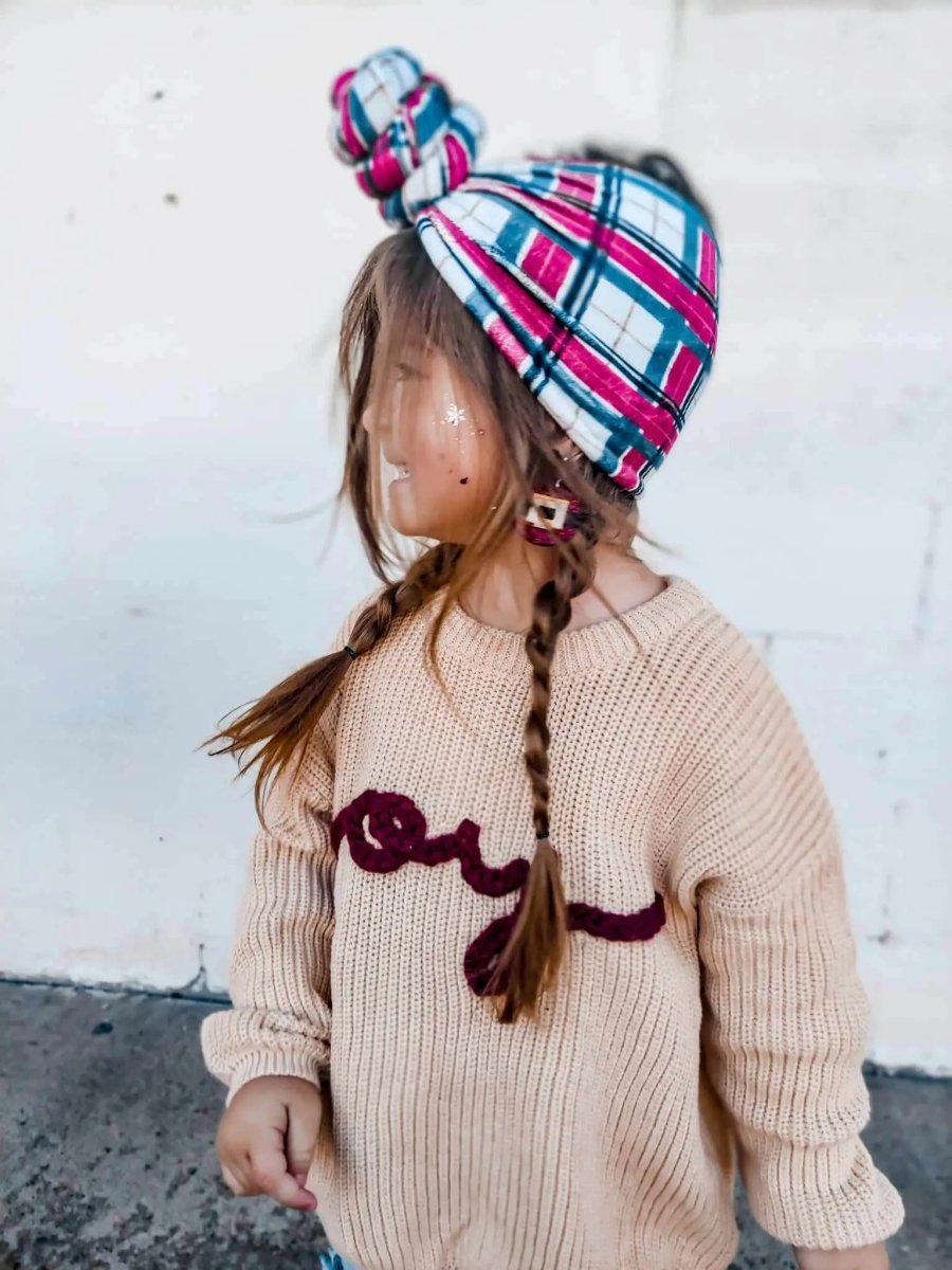 Little Joy Co. Joy Hand Embroidered Christmas Sweater - Everetts Place Boutique - 