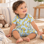 Bamboo Shorty Romper - Banana Split Print by Tesa Babe