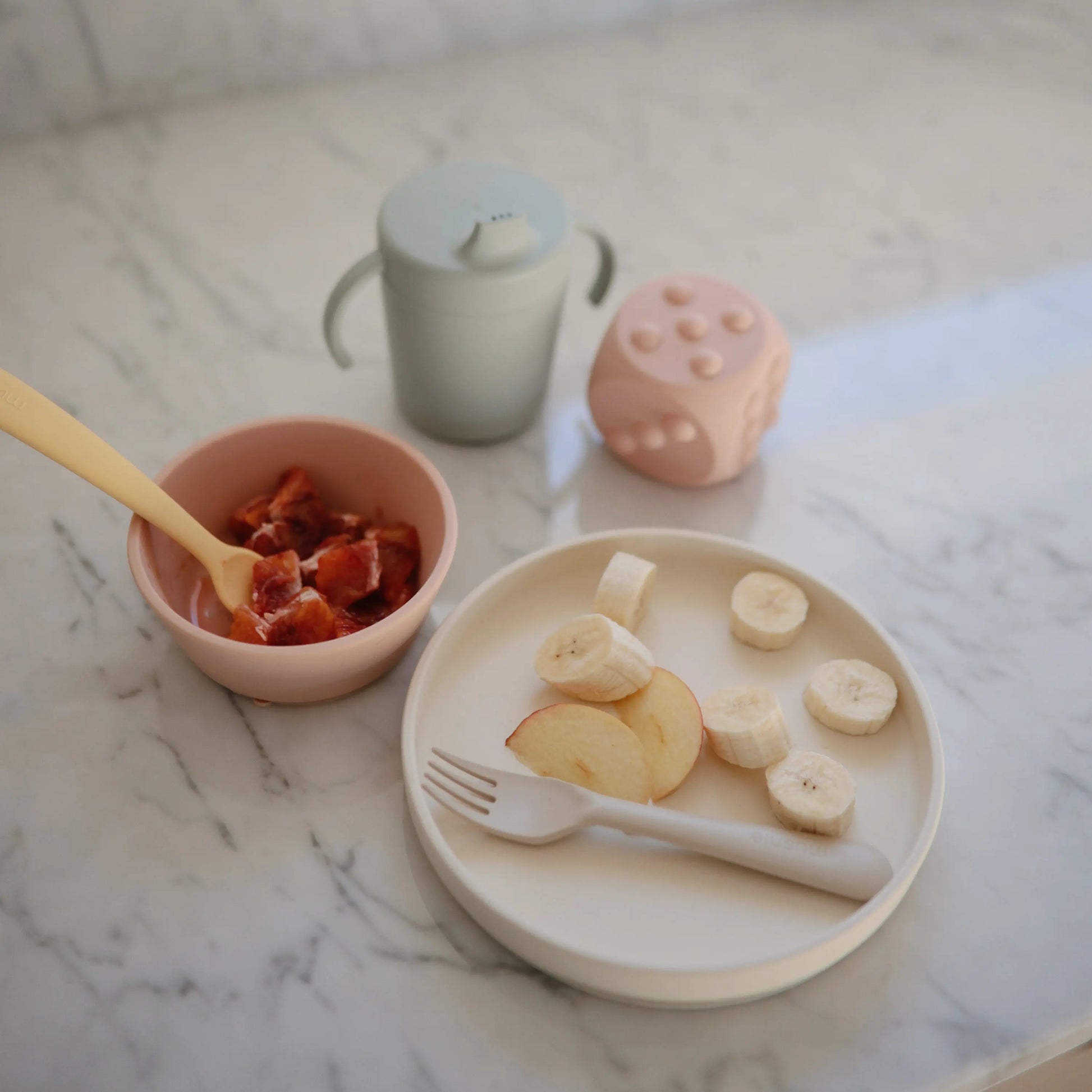 Silicone Suction Bowl for Kids Food Grade Heat Resistant Safe Feeding Mushie