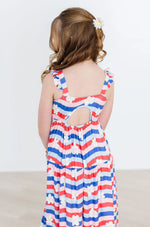 July Vibes Ruffle Maxi Dress Lightweight Summer Resort Wear Mila & Rose ® Everetts Place: Online Boutique