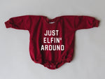 Little Joy Co. Just Elfin' Around Sweatshirt Romper - Everetts Place Boutique - 